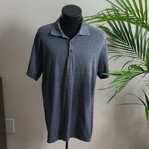 Lululemon Gray Polo Shirt for Men. XL Metal Vent Performance Golf Good Condition